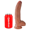 Pipedream King Cock 9 colių rutuliai Tan