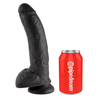King Cock Dark KC 9" varpa su kiaušiniais, tamsi