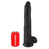 Pipedream King Cock 14" varpa su kamuoliukais, tamsiai mėlyna