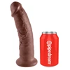 Pipedream King Cock KC 9 colių rudas penis