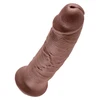 Pipedream KING COCK 10 INČI RUDAS