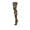 Kix'ies Alex Thigh Highs D Size Camouflage No-Slip Stockings