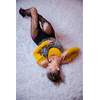Kix'ies Spiders A Fishnet Tights Full-Waisted Juodas Patterned