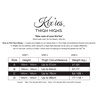 Kix'ies Grace Thigh-High Stockings Raudona Plaid Comfort Fit A