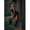 Kix'ies Grace Thigh-High Stockings Raudona Plaid Comfort Fit A
