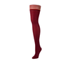 Kix'ies Holly Thigh High Stockings D Raudona - Argyle Pattern Stay-Up