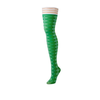 Kix'ies Par 4 Argyle Thigh-Highs C Žalias - No-Slip Golf Collection