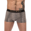 Male Power Viper Pouch Short S - Snakeskin Metallic Stretch Briefs