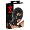 Late X Latex Mask juodas