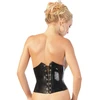Late X Latex Waist Cincher juodas L