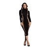 Shots Obsessive Carme XI Turtleneck Dress Juodas - One Size, S-XL Fit