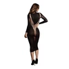 Shots Obsessive Carme XI Turtleneck Dress Juodas - One Size, S-XL Fit
