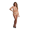 Shots Duo Net Keyhole Crop Top &amp; High-Waist Set Juodas One Size