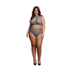 Shots Duo Net Keyhole Two-Piece Set Queen Size Juodas XL-4XL