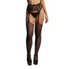 Shots Avanua Fishnet &amp; Lace Garter Belt Stockings Juodas One Size S-XL