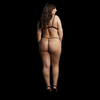 Shots Magic Lace Velvet Plus Size Lingerie Set - Adjustable Comfort Fit