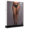 Shots OSX Pantyhose Juodas - XL-4XL, Soft Stretch, Fine Fishnet Design