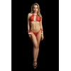 Shots Obsessive Snow Angel Raudona &amp; Baltas Lace Lingerie Set One Size S-XL
