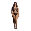 Shots Obsessive Strappy Lace Teddy Plus Size - Elegant Stretch Bodysuit XXL-5XL