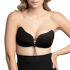 Bye Bra Bras Bye Bra - Lace-It Bra Cup A Juodas prilimpanti liemenėlė