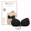Bye Bra Bras Bye Bra - Lace-It Bra Cup B Juodas prilimpanti liemenėlė