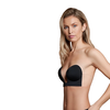 Bye Bra Bras Bye Bra - Seamless U-Style Bra Cup A Juodas prilimpanti liemenėlė