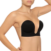 Bye Bra U-Style Support Bra Cup B Juodas - Adhesive, Low-Cut Solution