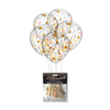 Little Genie Productions Glitterati Confetti Balloons 11" - Metallic Party Set of 5