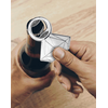 Little Genie Productions Glitterati Diamond Series Elegant Bottle Opener - Sidabrinis Finish