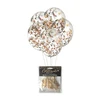 Little Genie Productions Glitterati Balloons with Metallic Confetti 5pcs - Elegant Bachelorette Decor