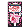 Little Genie Productions Whiskey River Candle 'I Freakin Love You' Scented Candle 397g