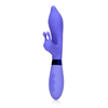 Loveline By Shots Rožinė Loveline Silicone Pointed Dual Stimulation Vibrator Rožinė 20 cm