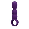 Loveline By Shots Loveline Teardrop Model Intimate Vibrating Plug Clear Violetinė Silicone