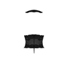 Magic Silk Deep Look Halter Teddy S/M Juodas - Elegant V-Neck Bodysuit
