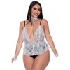 Magic Silk Full Service Teddy Baltas - Lace Bodysuit with Accessories