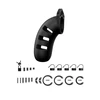 Mancage Model 21 Silicone Chastity System 11.5 cm Juodas Adjustable