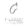 Mancage By Shots Shots Model 15 Silicone Chastity Device with Urethral Insert 3.5mm x 20cm