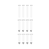 Mancage By Shots ManCage Replacement Pin Set - 8 Lock Pins &amp; 4 Side Pins