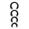 Mancage By Shots ManCage Spare Ring Set - Multi-Size Adjustment System, Juodas