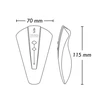 Rožinė Shunga - Obi Intimate Massager Light Rožinė