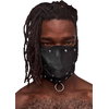 Male Power Triton Adjustable Mask with Neck Strap and Front Ring Juodas