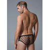 Allure Male Power Star Mesh Brief S/M - Ultra Sheer All-Star Design