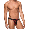 Male Power Microstring S/M Juodas - Low Rise Thong with Soft Waistband