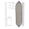 Touche By Shots Touche Mini Back Strap Charcoal Exfoliating Hemp-Flax Priedas