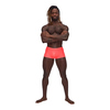 Male Power Barely There Mini Short XL - Low Waist, High Cut, Juodas