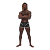 Male Power Sport Mesh Mini Short S Juodas - Athletic Design, Breathable Fabric