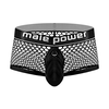 Male Power Mini Short Juodas M - Removable Pouch, Elastic System