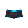 Male Power Uplift Mini Short S Juodas Satin Waistband Comfort Fit