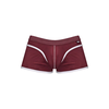 Male Power Sport Mesh Mini Short XL Burgundy - Athletic Comfort Fit