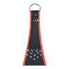 Mr Sling Toys4Lovers Leather Sling Juodas &amp; Raudona 5-Point, Genuine Leather, 113x122cm